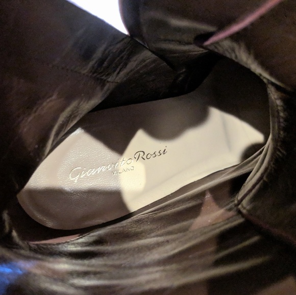 Gianvito Rossi🎀Mackay🎀Suede Lace Up Ankle Boots - Picture 4 of 8